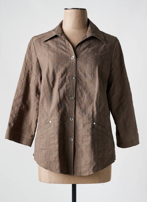 Veste casual marron GUY DUBOUIS pour femme