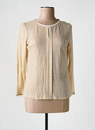 Top imprimé fantaisie manches longues or GREGORY PAT femme