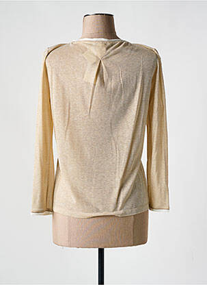 Top imprimé fantaisie manches longues or GREGORY PAT femme