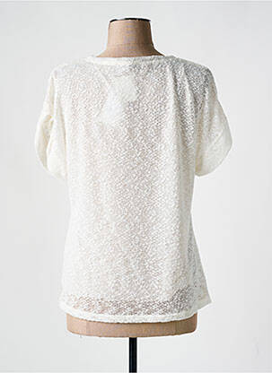 Top manches courtes manches courtes blanc MERI & ESCA femme