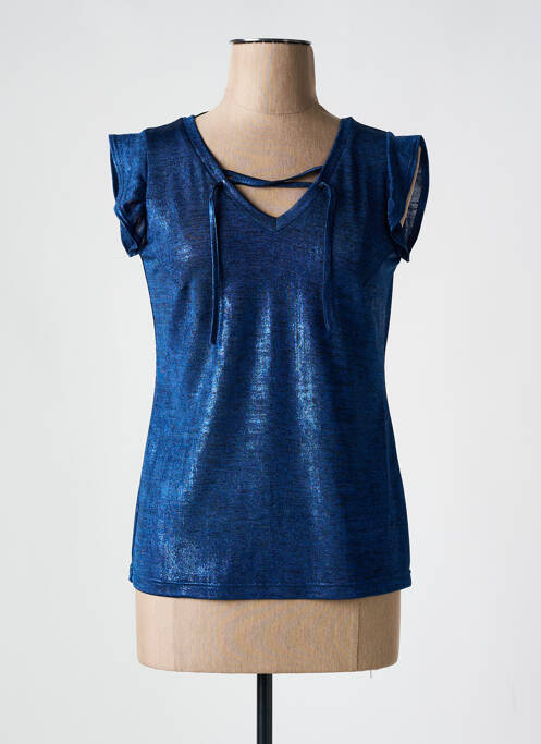 Top bleu MERI & ESCA pour femme