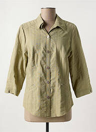 Veste casual poches vert GUY DUBOUIS femme