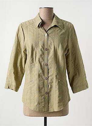 Veste casual poches vert GUY DUBOUIS femme