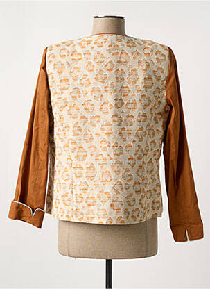Veste chic col v marron MERI & ESCA femme