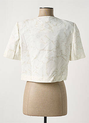 Boléro manches courtes beige MERI & ESCA femme