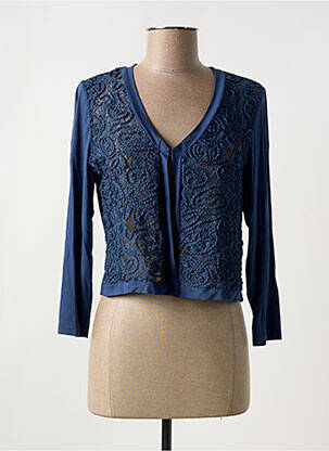 Boléro légère et transparente bleu MERI & ESCA femme