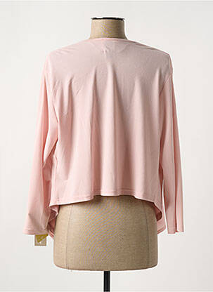 Boléro tissage crêpe rose FRANCE RIVOIRE femme