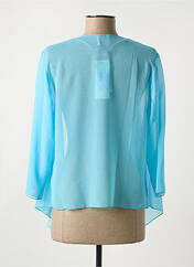 Gilet manches longues bleu FRANCE RIVOIRE pour femme seconde vue