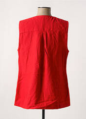 Gilet sans manche rouge MERI & ESCA pour femme seconde vue