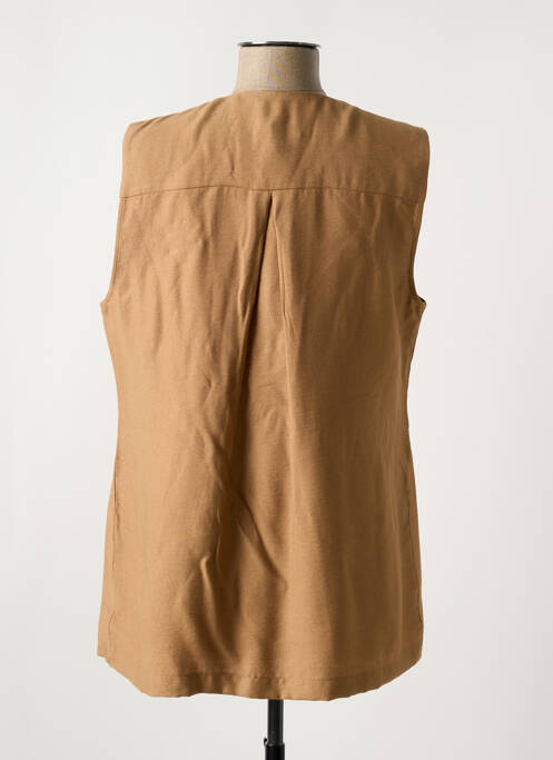 Gilet sans manche marron MERI & ESCA pour femme