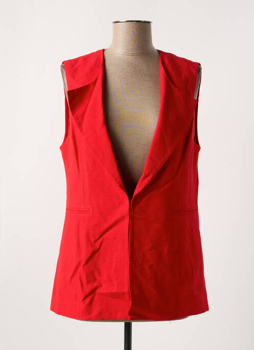 Gilet sans manche rouge MERI & ESCA pour femme