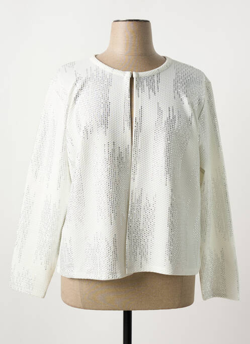 Veste casual argent FRANCE RIVOIRE pour femme