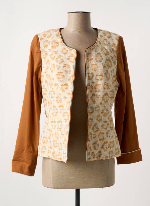 Veste chic marron MERI & ESCA pour femme