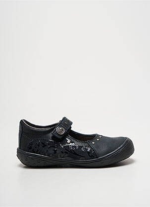 Ballerines impression bout rond noir BOPY fille