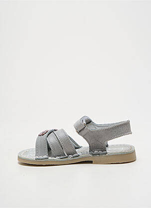 Sandales/nu pieds voute plantaire chiquet gris BOPY fille