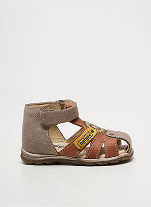 Sandales/nu pieds bout rond bout rond marron BOPY garçon