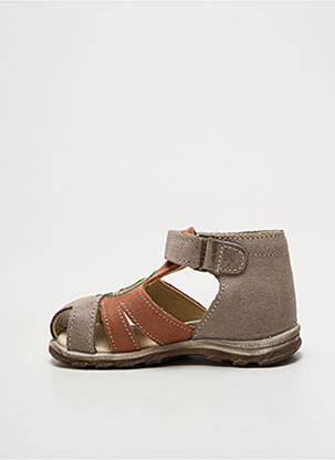 Sandales/nu pieds bout rond bout rond marron BOPY garçon
