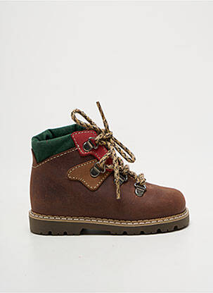 Bottines/boots talon bas talon bas marron BOPY garçon