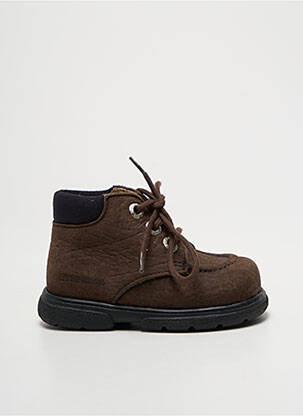 Bottines/boots voute plantaire bout rond marron MOD8 garçon