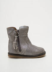 Bottines/Boots argent BOPY pour fille seconde vue