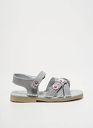 Sandales/Nu pieds gris BOPY pour fille