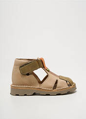 Sandales/Nu pieds beige BOPY pour garçon seconde vue