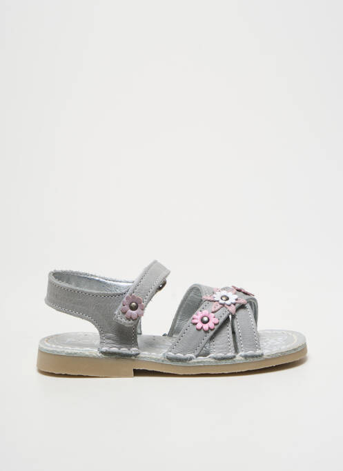 Sandales/Nu pieds gris BOPY pour fille