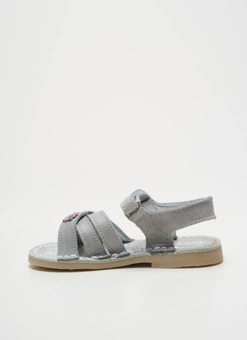 Sandales/Nu pieds gris BOPY pour fille