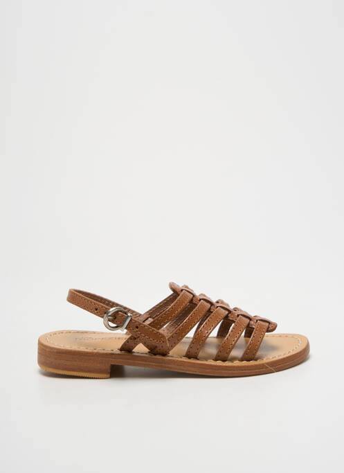 Sandales/Nu pieds marron LES TROPEZIENNES pour fille