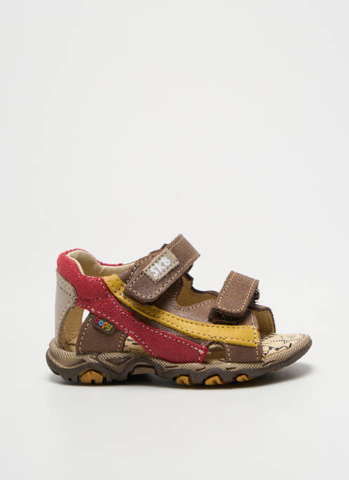 Sandales/Nu pieds marron BOPY pour garçon