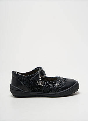 Ballerines impression bout rond noir BOPY fille