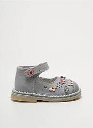 Ballerines chiquet chiquet gris BOPY fille