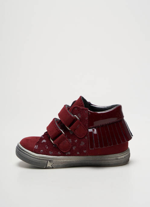 Bottillons rouge BOPY pour fille