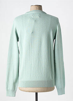 Pull col rond manches longues vert RITCHIE homme