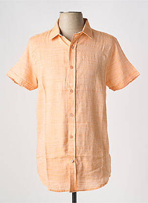 Chemise manches courtes coupe cintrée orange RITCHIE homme