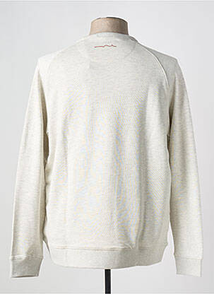 Sweat-shirt sérigraphie floquée manches longues gris TEDDY SMITH homme