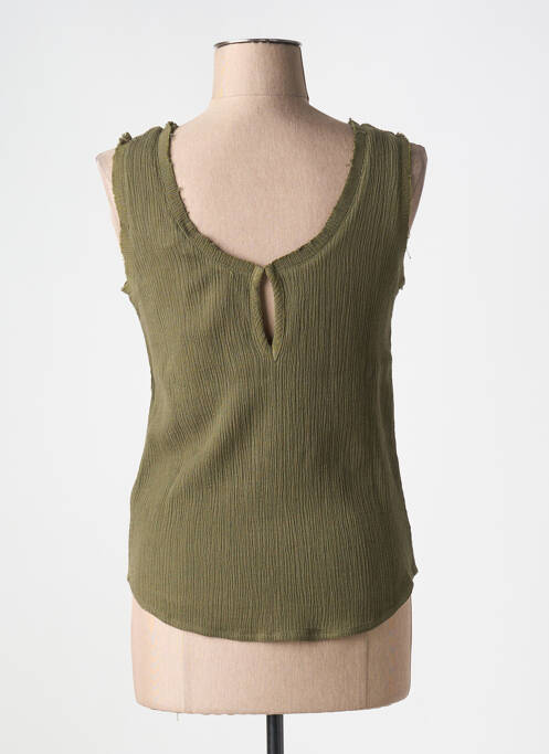 Débardeur vert TEDDY SMITH pour femme