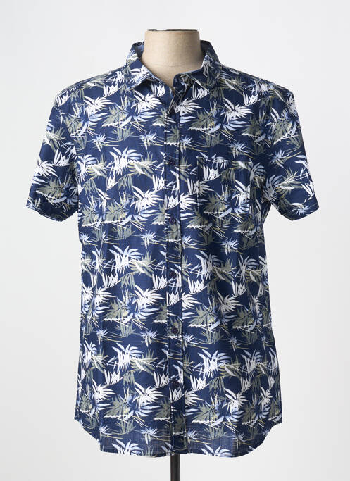 Chemise manches courtes bleu RITCHIE pour homme