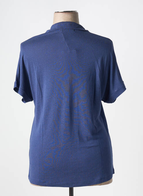 Polo bleu BAGORAZ pour femme