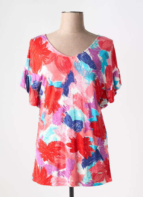 T-shirt rouge AGATHE & LOUISE pour femme