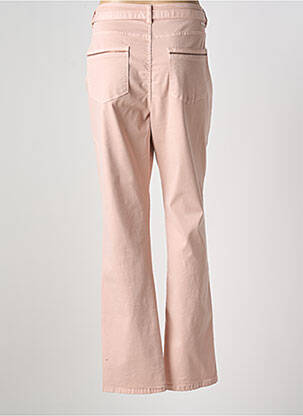 Pantalon droit stretch taille normale rose DIANE LAURY femme