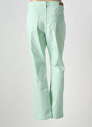 Pantalon droit stretch taille normale vert LCDN femme