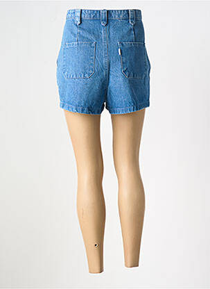 Short tissage denim taille normale bleu DONA LISA femme