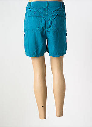 Short fermeture zippée sous rabat boutonné taille normale bleu AGATHE & LOUISE femme