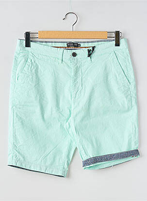 Bermuda stretch taille normale vert RITCHIE homme