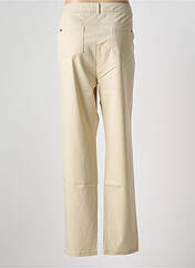 Pantalon droit beige AGATHE & LOUISE pour femme seconde vue