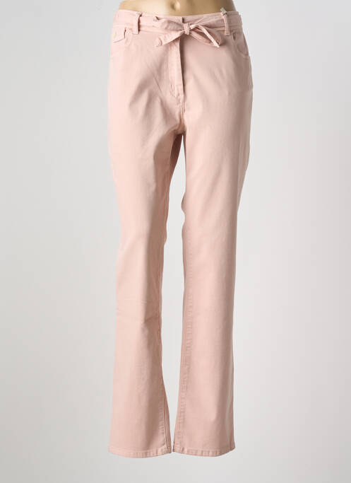 Pantalon droit rose DIANE LAURY pour femme