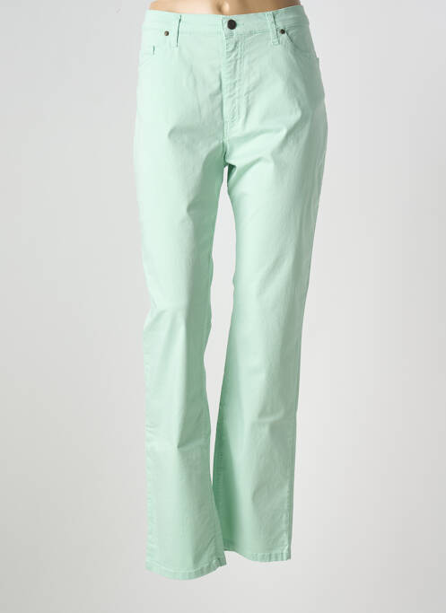 Pantalon droit vert LCDN pour femme