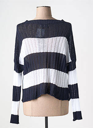 Pull coupe cintrée manches longues blanc KESY femme