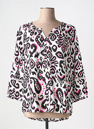 Blouse manches 3/4 manches 3/4 blanc CECIL femme